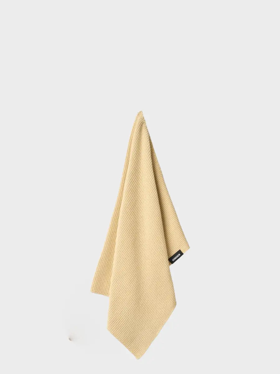HUMDAKIN Strikket Køkkenhåndklæde Organic Textiles 246 Soft Sand